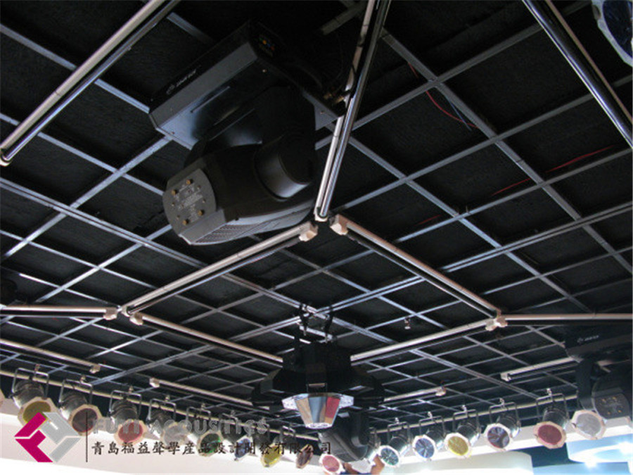环保纤维吸声板用作天花板效果