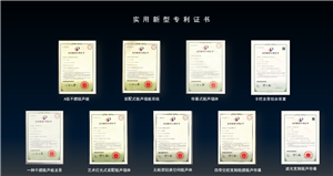 我公司成功获得九项国家专利
